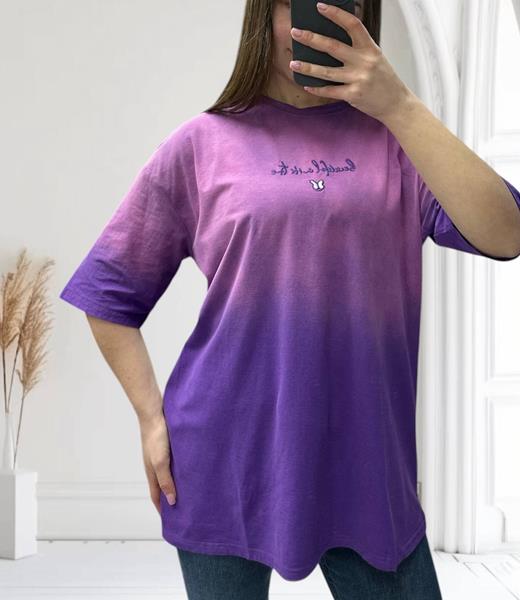 Футболка Anna&Vika (46-58) 25107 purple (лето)