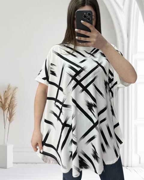 Футболка G.L.S.A (54-64) 25008 white (лето)