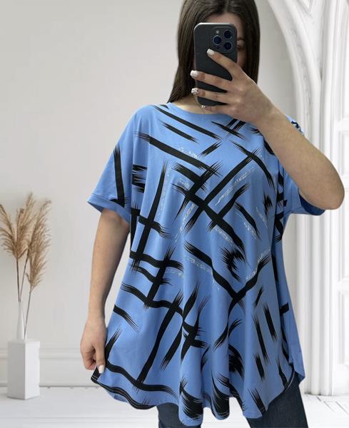 Футболка G.L.S.A (54-64) 25008 l.blue (лето)