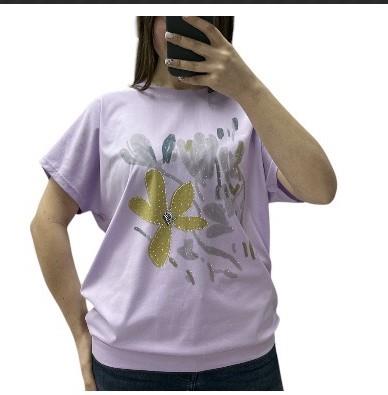 Футболка G.L.S.A (46-54) 25027 lilac (лето)