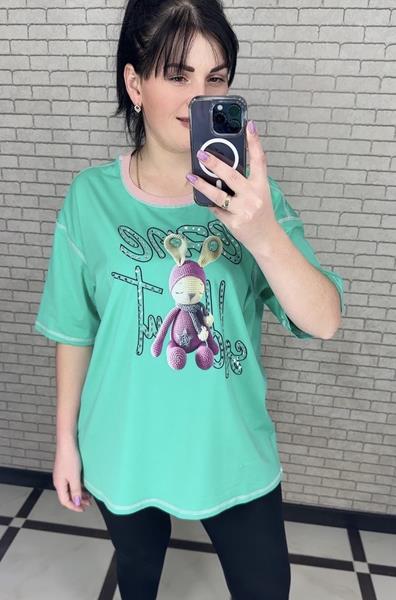 Футболка Shipi (S-L) 250104 green (лето)
