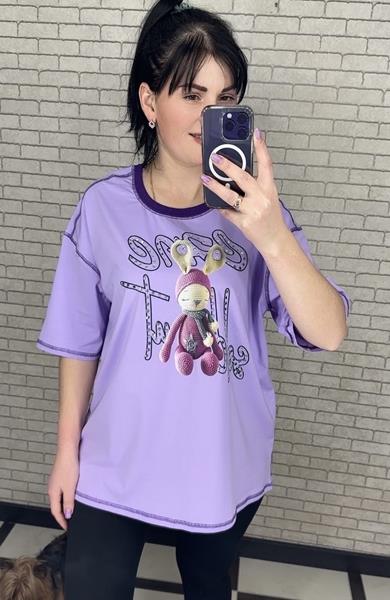 Футболка Shipi (S-L) 250104 lilac (лето)