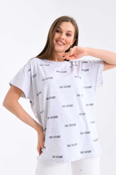 Футболка Shipi (2XL-3Xl) 2484 l.grey (лето)