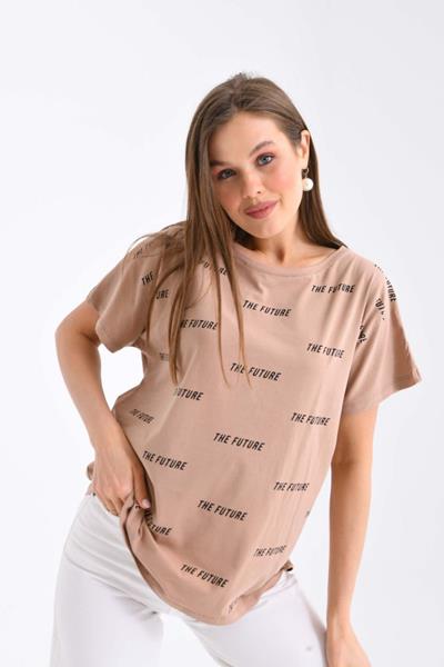 Футболка Shipi (2XL-3XL) 2484 beige (лето)