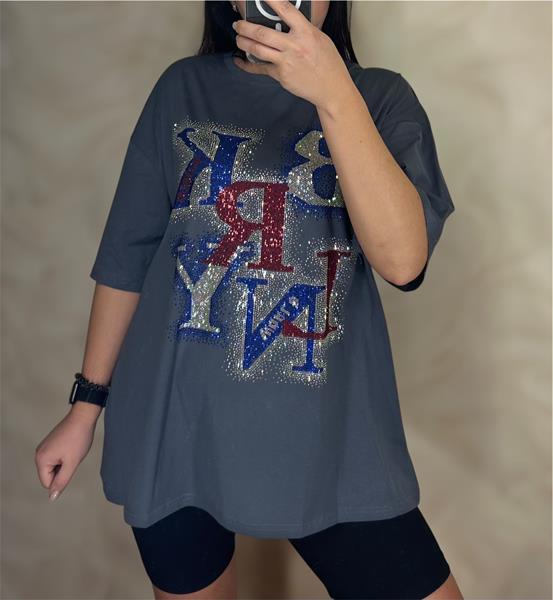 Футболка Shipi (S-L) 25103 d.grey (лето)