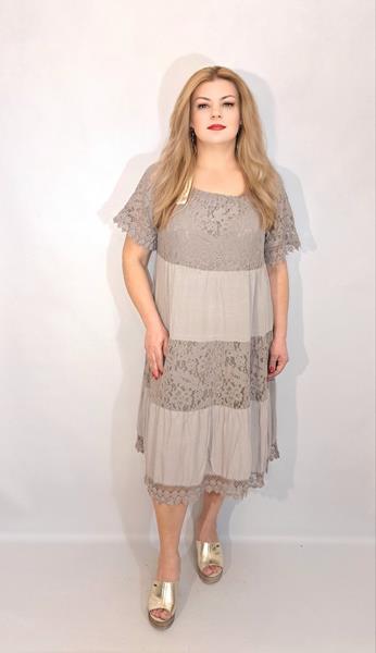 Платье Romeo life (52-56) 1920 beige (лето)