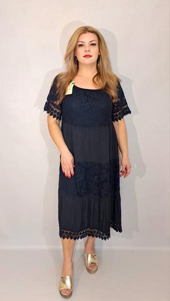 Платье Romeo life (52-56) 1920 black (лето)
