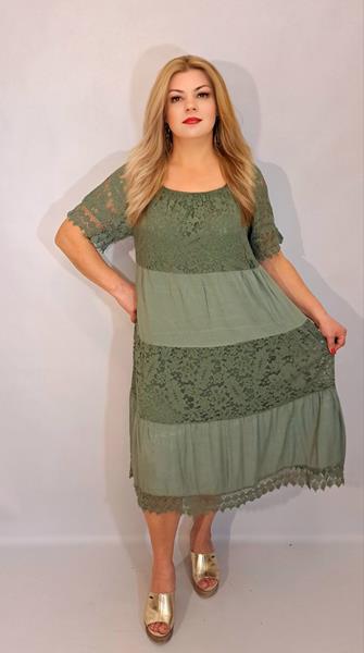 Платье Romeo life (52-56) 1920 khaki (лето)