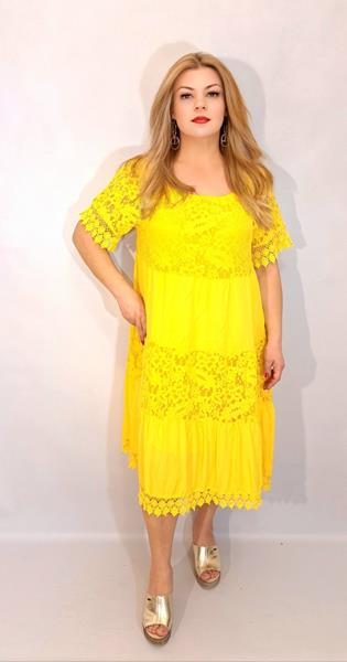 Платье Romeo life (52-56) 1920 yellow (лето)