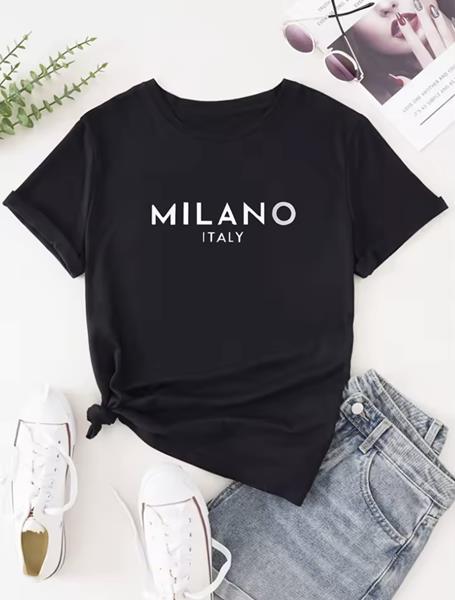 Футболка Алия (50-58) Milano black (лето)