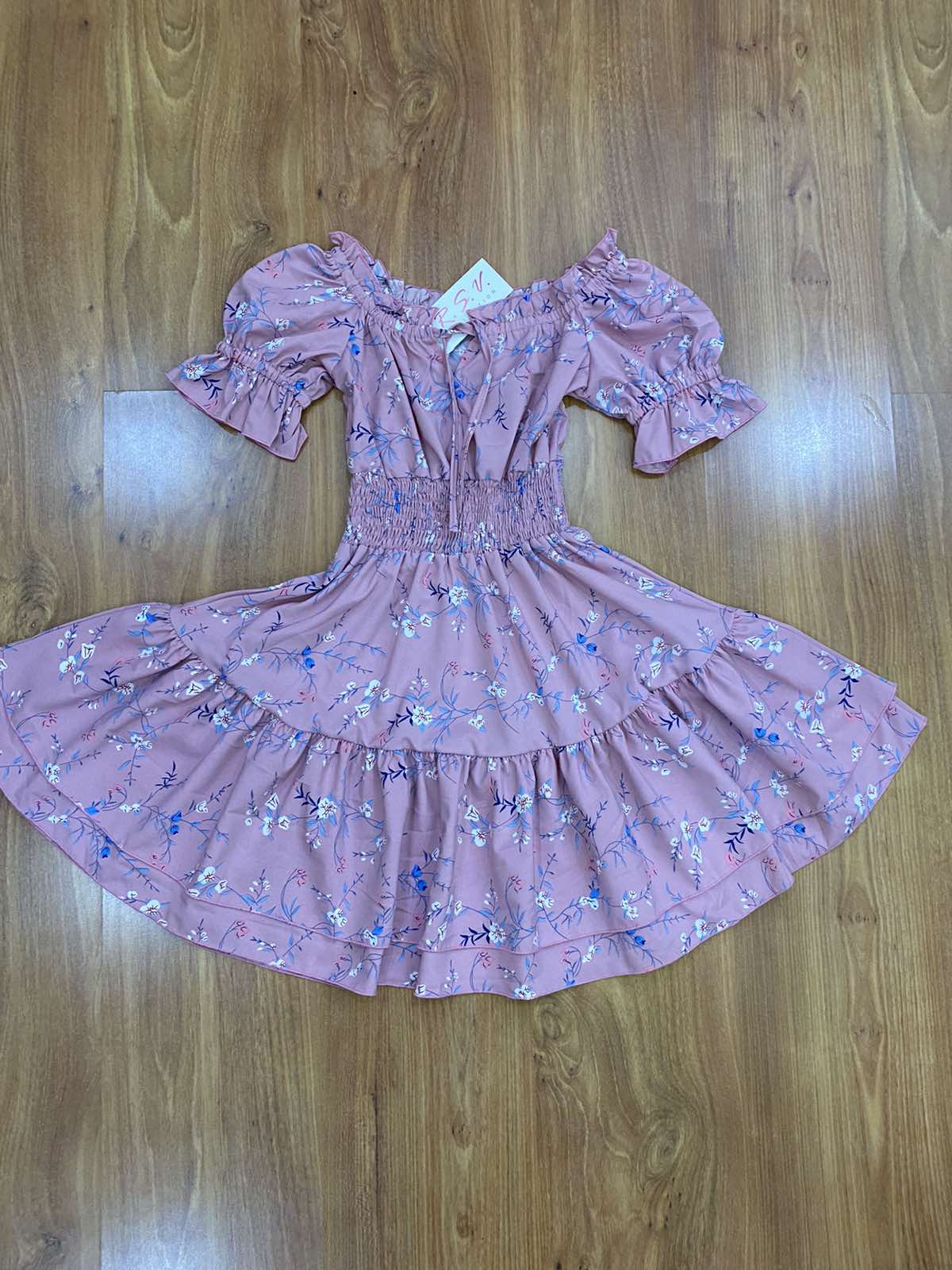 Платье Dingo (128-152) 296 pink (лето)