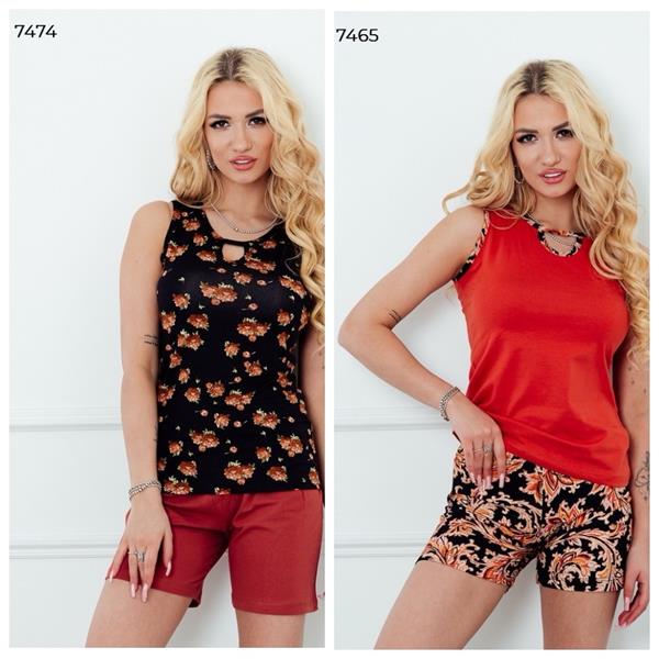 Сарафан Dra Gon (M-2XL) 7465 red (лето)