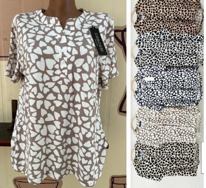 Блузка Ileana (M-3XL) IL20 beige (лето)