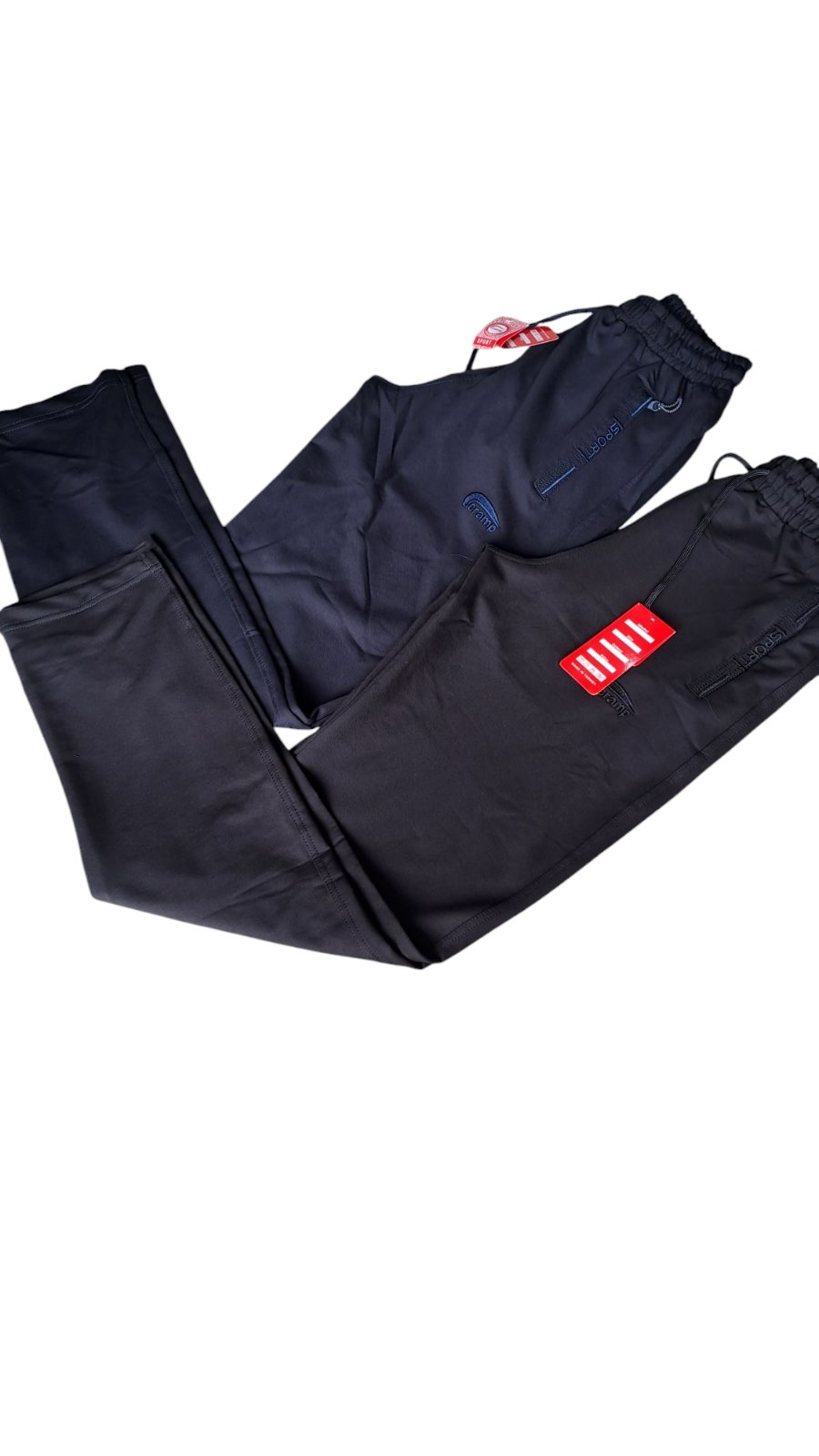 Штаны спорт Cramp (M-3XL) C18 black (деми)