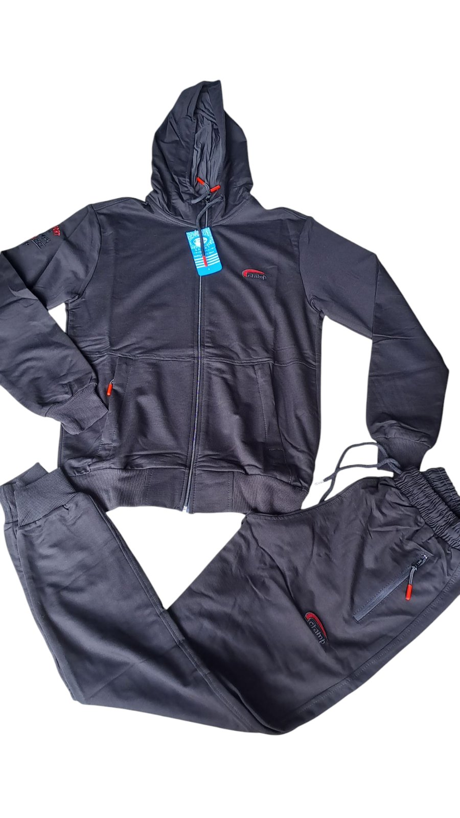 Костюм спорт Cramp (M-3XL) C4 black (деми)