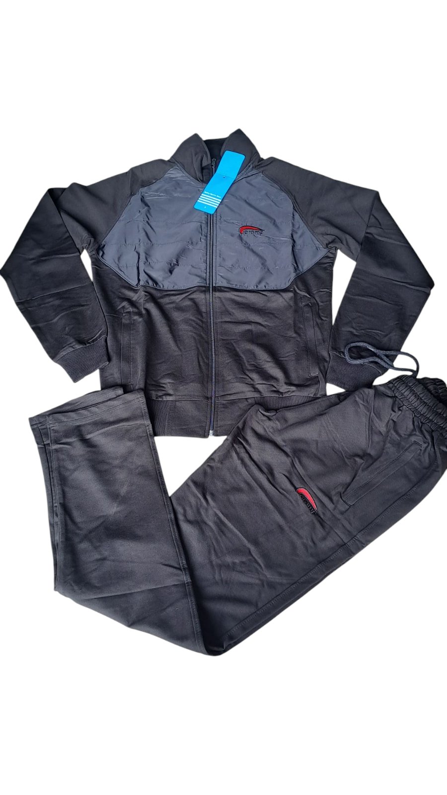 Костюм спорт Cramp (M-3XL) C9 black (деми)