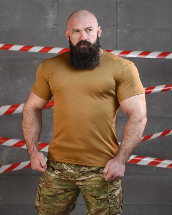 Футболка Max-T (46-58) M9 camel (лето)