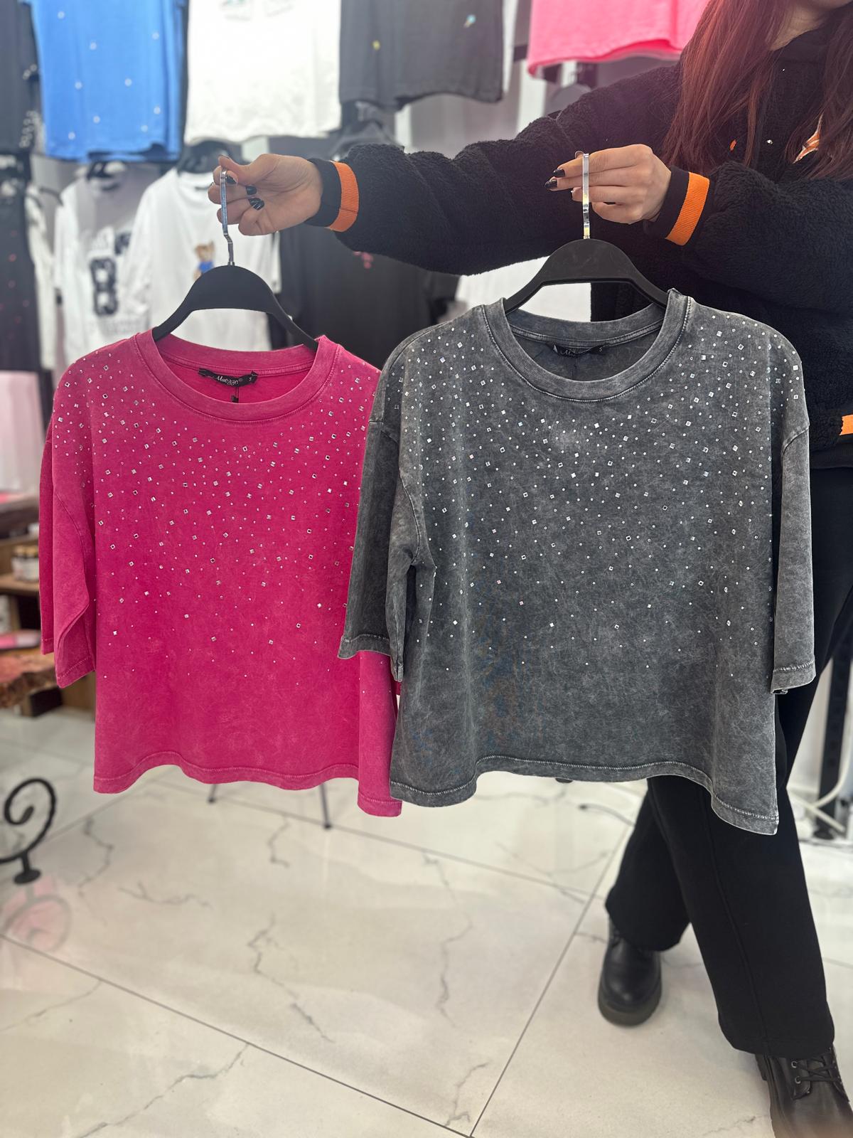 Футболка Major (S-L) 7306 pink (лето)
