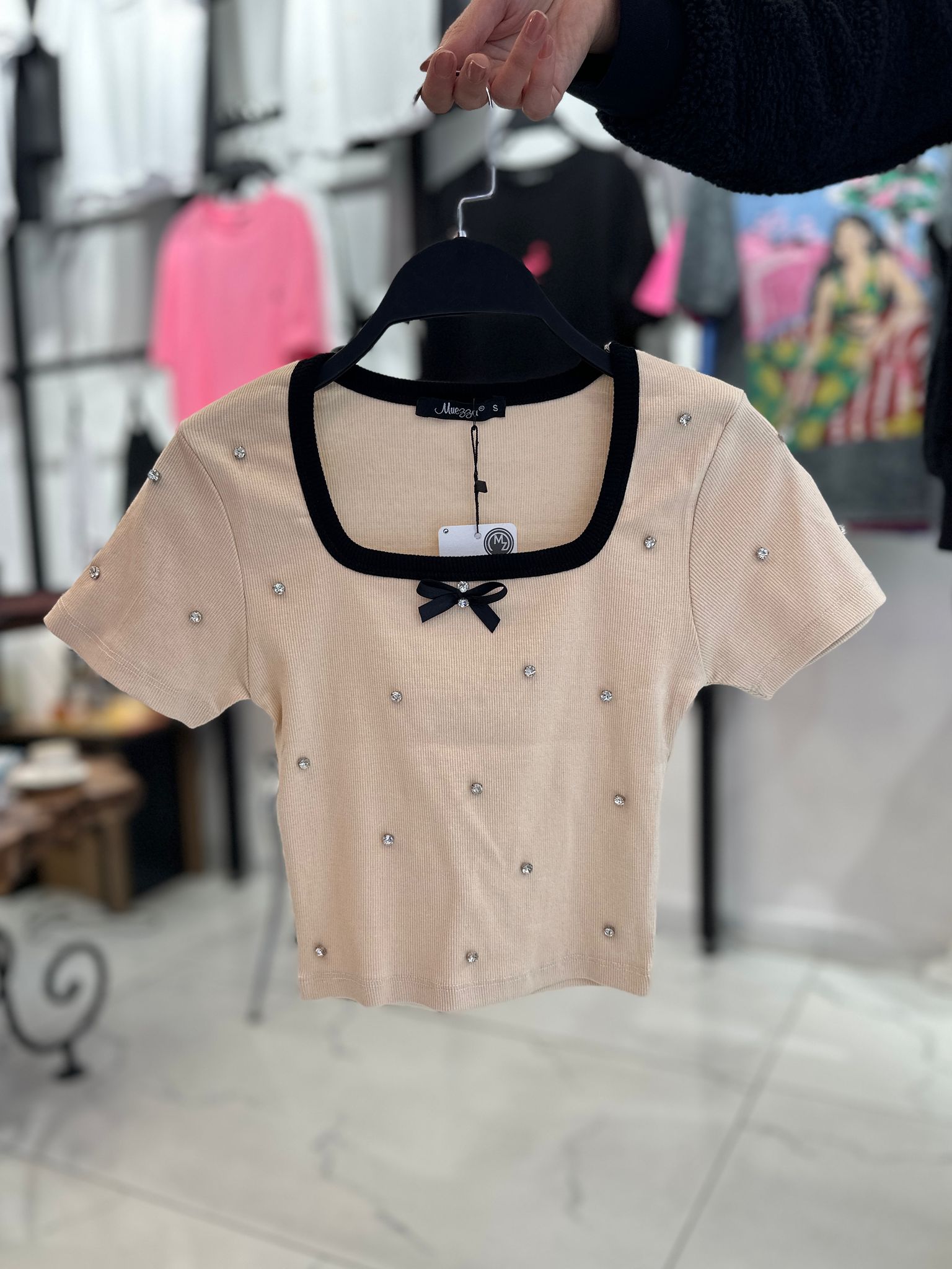 Топ Major (S-L) 7322 beige (лето)