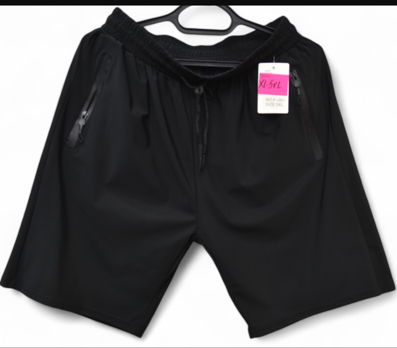 Шорты Vanda (XL-5XL) 001 black (лето)