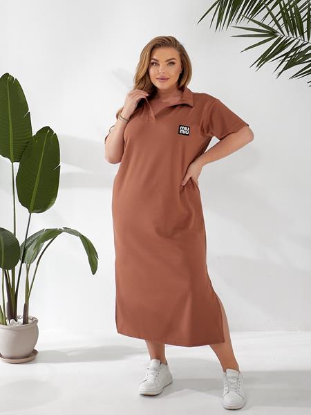 Платье BAT (50-60) 455 brown (лето)