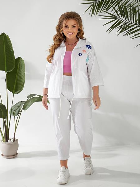 Костюм спорт BAT (54-58) 359 white (лето)