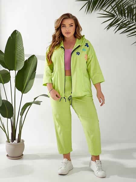 Костюм спорт BAT (54-58) 359 l.green (лето)