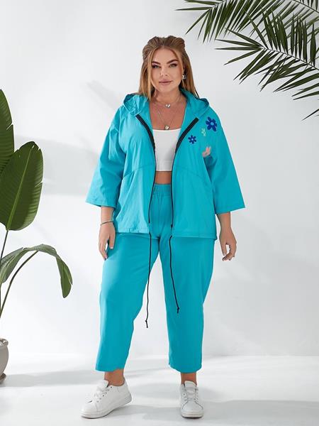 Костюм спорт BAT (54-58) 359-1 l.blue (лето)