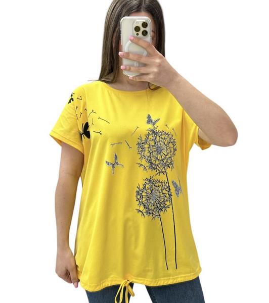 Футболка G.L.S.A (52-56) 25310 yellow (лето)