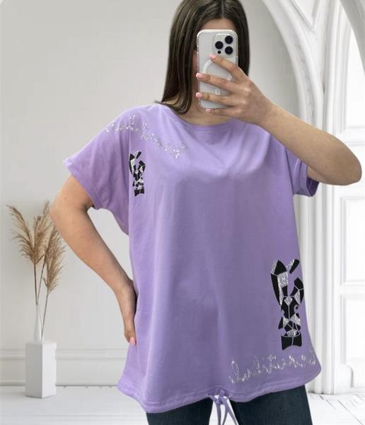 Футболка G.L.S.A (52-56) 25308 lilac (лето)