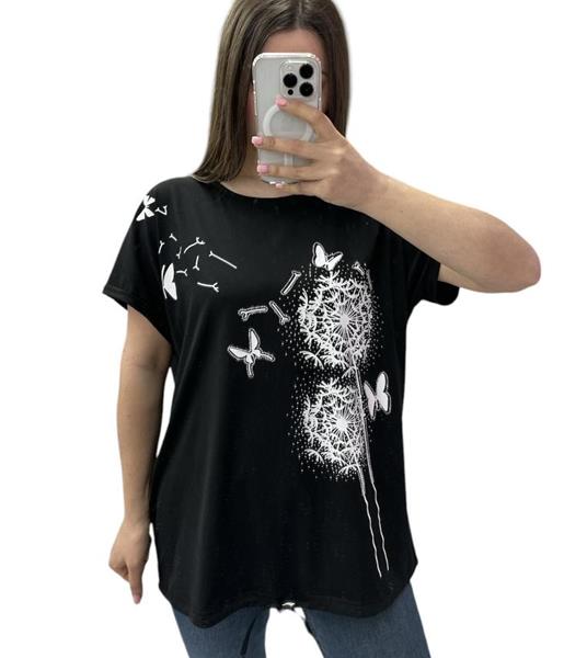Футболка Ekvato (52-56) 25310 black (лето)