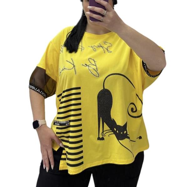 Футболка Ekvato (52-56) 25317 yellow (лето)