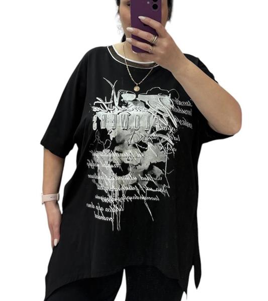 Футболка Ekvato (52-56) 25318 black (лето)