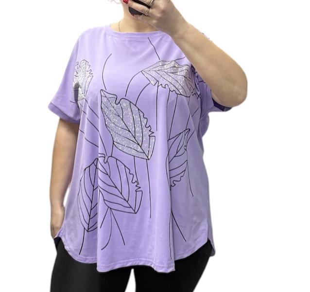 Футболка Ekvato (54-64) 25009 lilac (лето)