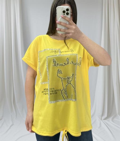 Футболка Ekvato (52-56) 25314 yellow (лето)