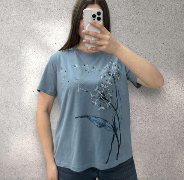 Футболка Ekvato (46-50) 25072 l.blue (лето)