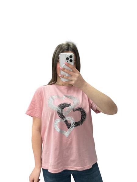 Футболка Ekvato (46-50) 25070 pink (лето)