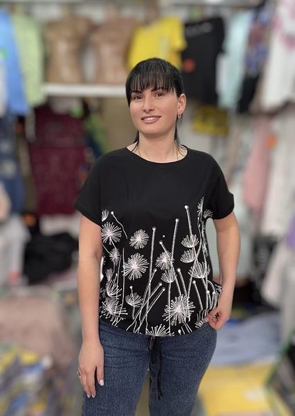 Футболка Shipi (L-2XL) 25303 black (лето)
