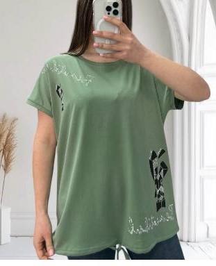 Футболка Shipi (L-2XL) 25308 khaki (лето)