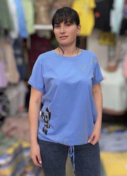 Футболка Shipi (L-2XL) 25308 l.blue (лето)