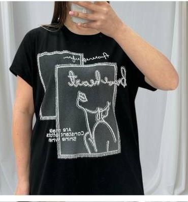 Футболка Shipi (L-2XL) 25314 black (лето)