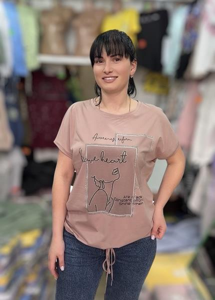 Футболка Shipi (L-2XL) 25314 brown (лето)