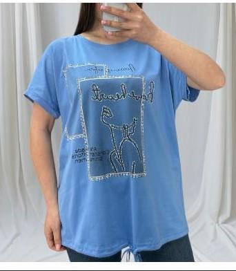 Футболка Shipi (L-2XL) 25314 l.blue (лето)