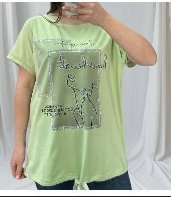 Футболка Shipi (L-2XL) 25314 mint (лето)