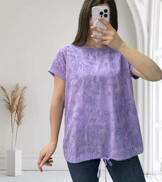 Футболка Novetly Store (48-56) 25042 lilac (лето)