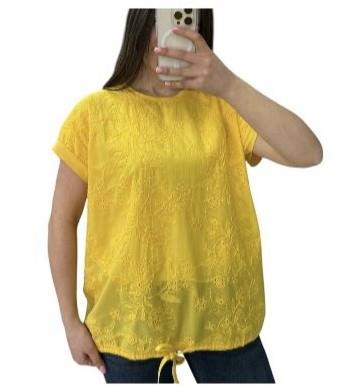 Футболка Novetly Store (48-56) 25042 yellow (лето)