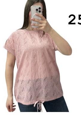 Футболка Novetly Store (48-56) 25045 pink (лето)