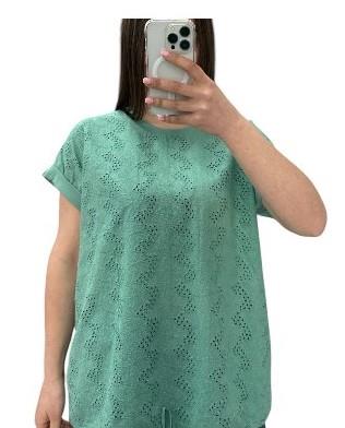 Футболка Novetly Store (48-56) 25047 green (лето)