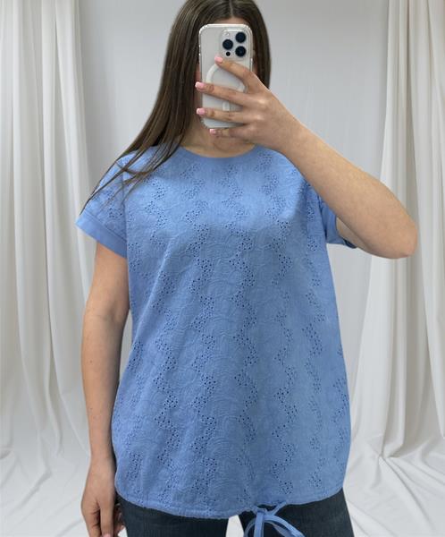 Футболка Novetly Store (48-56) 25047 l.blue (лето)