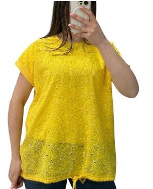 Футболка Novetly Store (48-56) 25047 yellow (лето)